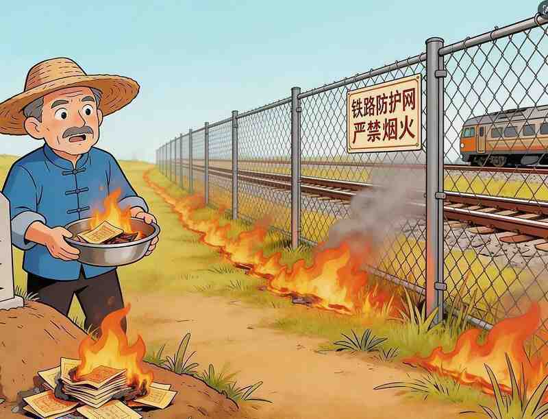 清明祭祖时的那把火，差点让他赔上一整年的收成 新闻