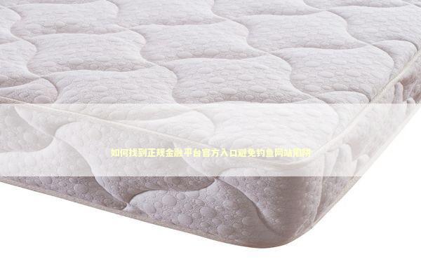 如何找到正规金融平台官方入口避免钓鱼网站陷阱 股票财经