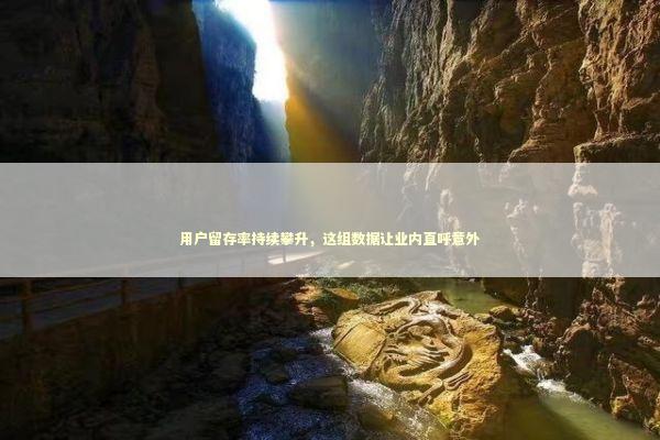 用户留存率持续攀升,这组数据让业内直呼意外 用户留存率持续攀升,这组数据让业内直呼意外 新闻